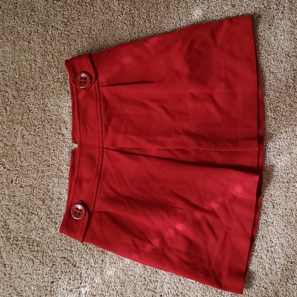 Express Dresses & Skirts - Express Design Studio Red Pleated Mini Skirt - Size 8